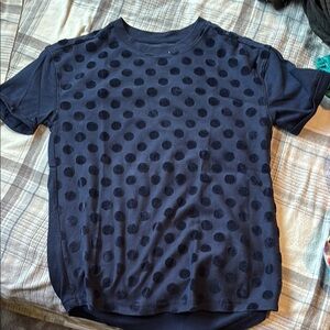 Cat & Jack Navy Polka Dot Tee